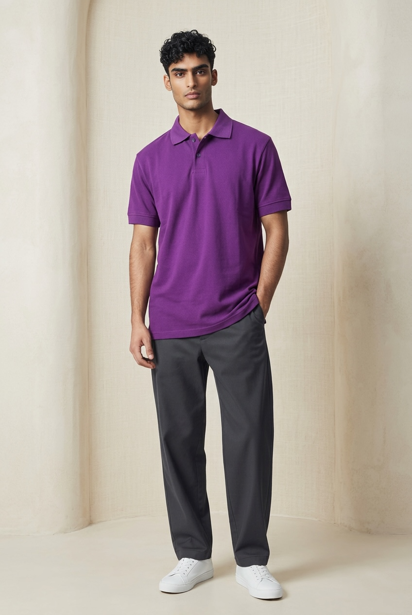 Purple Polo Shirt