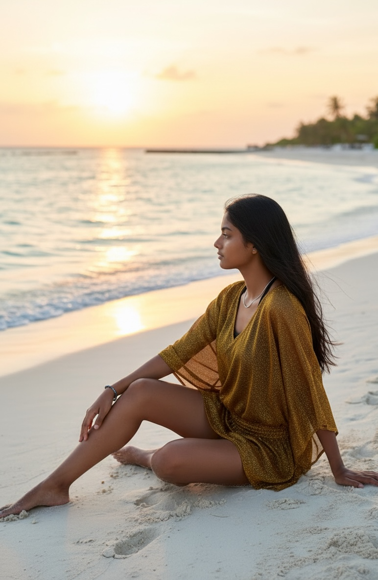 Gold Beach Kaftan