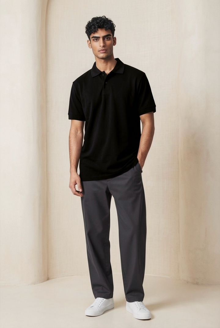 Black Polo T-shirt