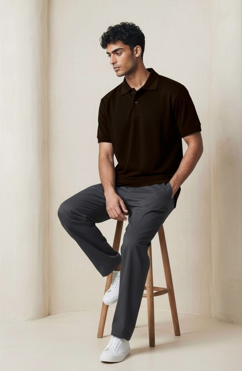 Black Polo T-shirt