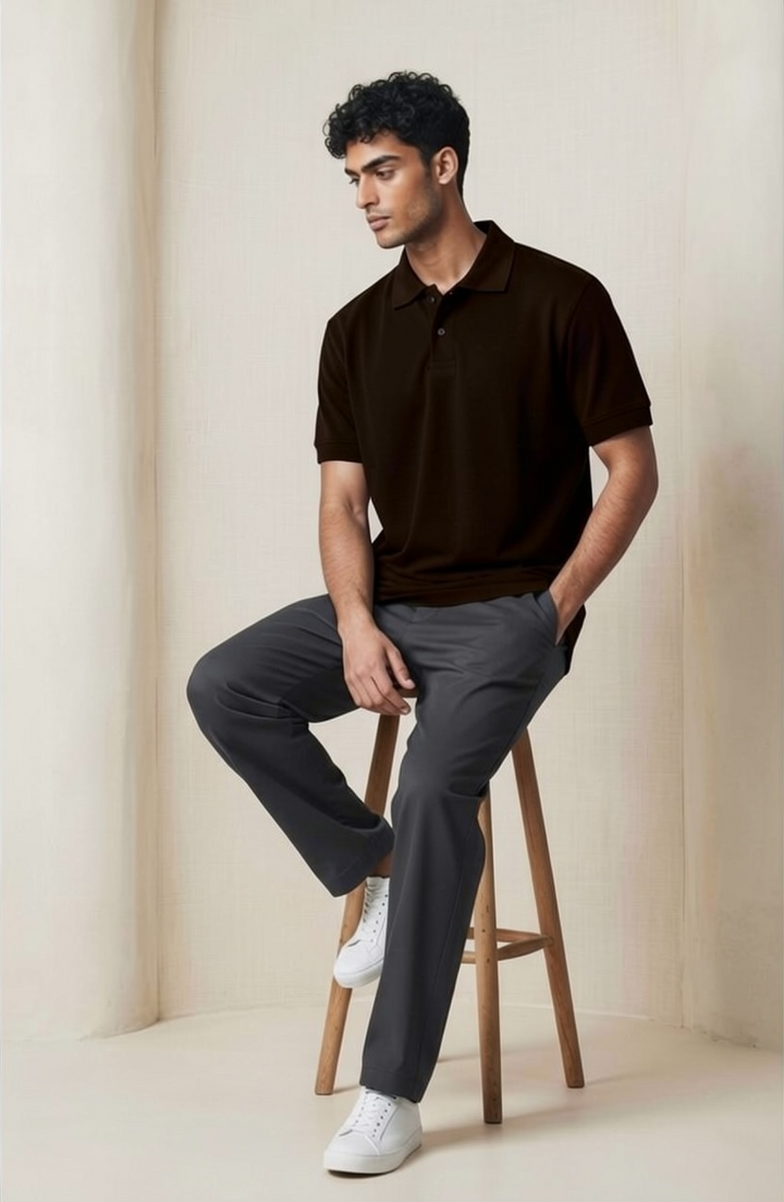 Black Polo T-shirt