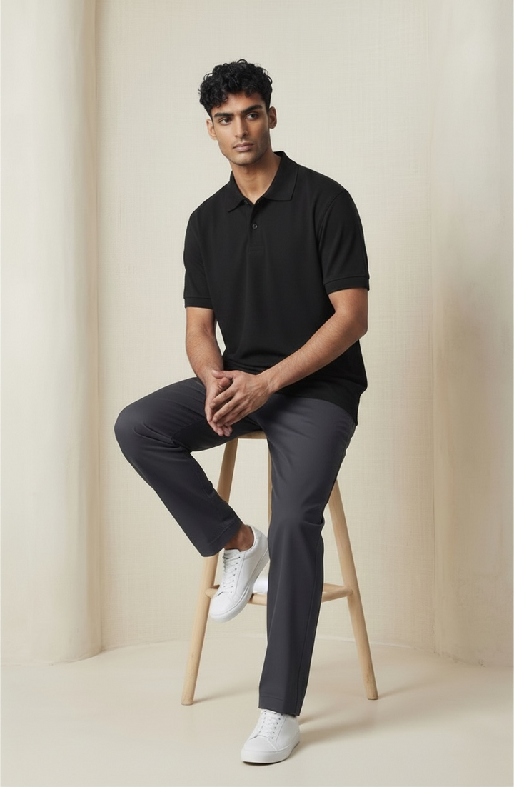 Black Polo T-shirt