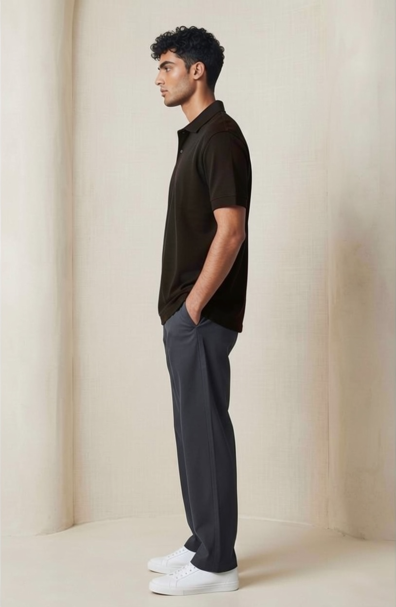 Black Polo T-shirt