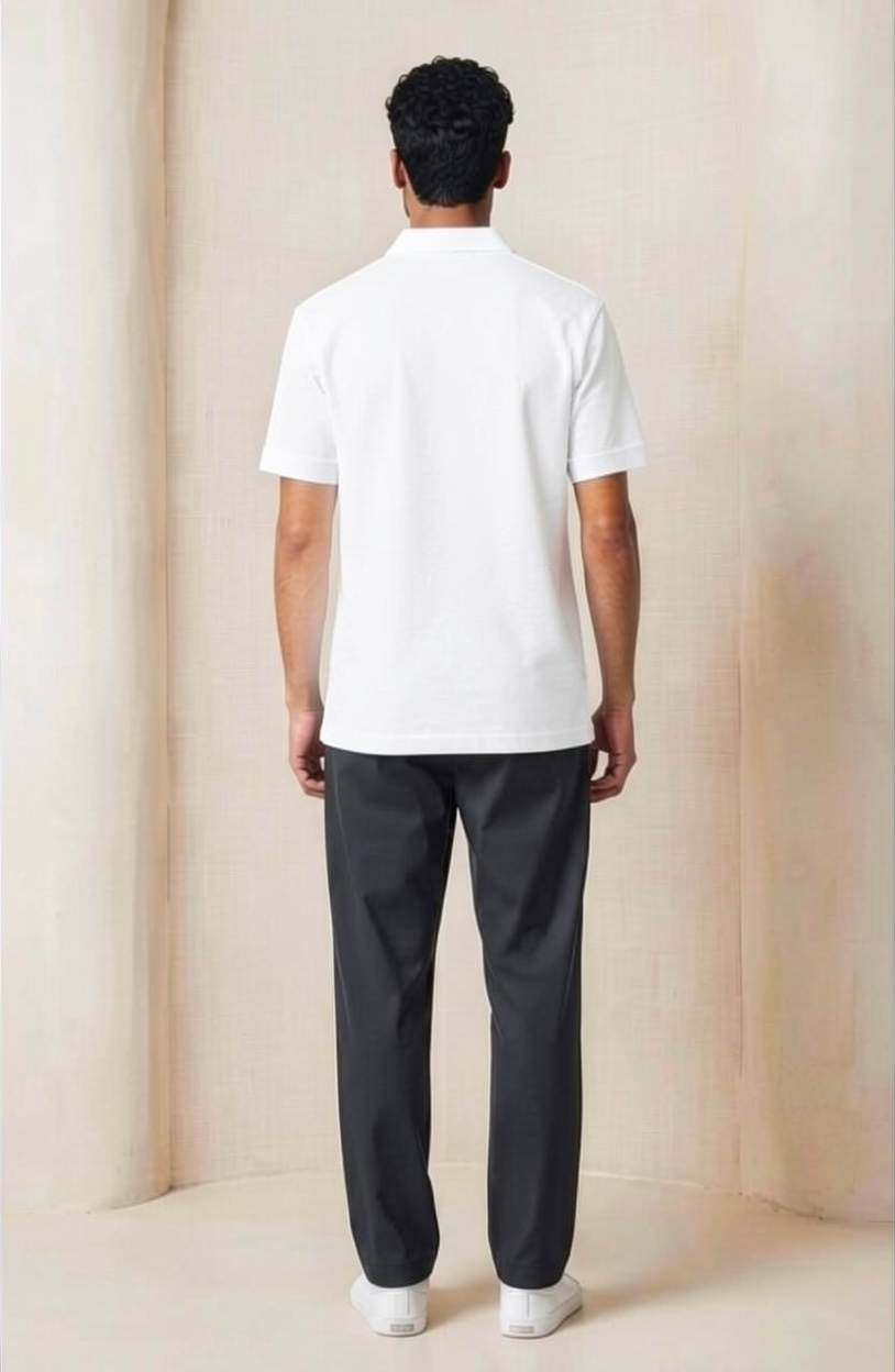 White Polo T-shirt