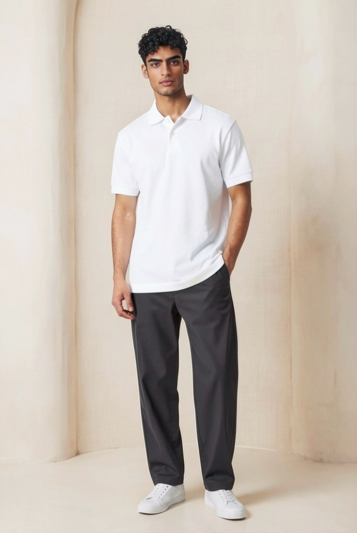 White Polo T-shirt