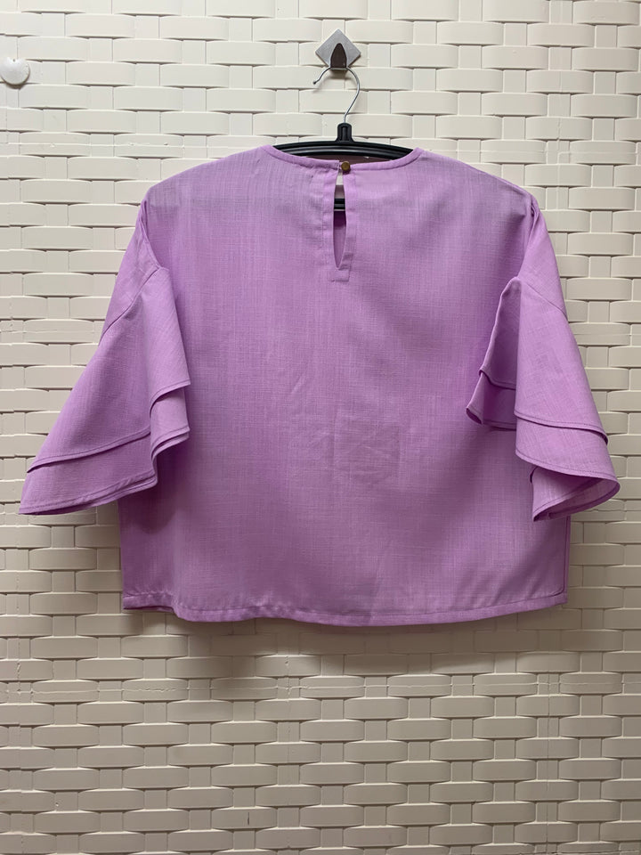 Lilac Bell Sleeves Top