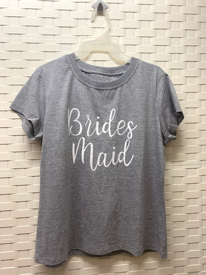 Bride's Maid Grey Women's T-shirt.