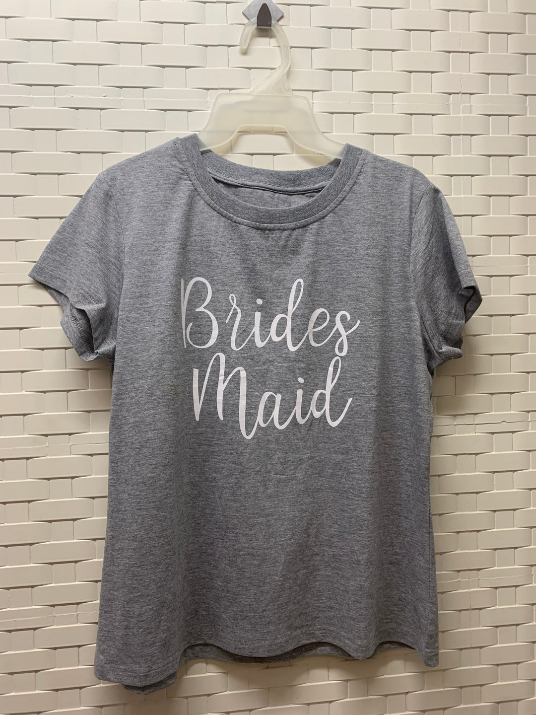Bride's Maid Grey Women's T-shirt.