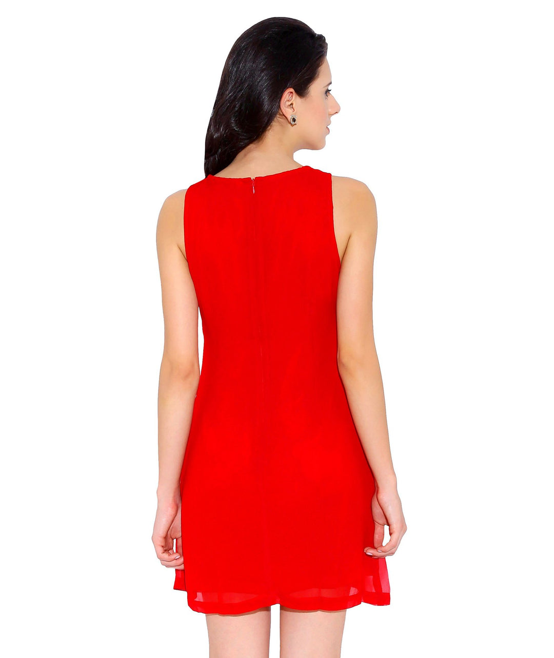 Red Georgette Dress