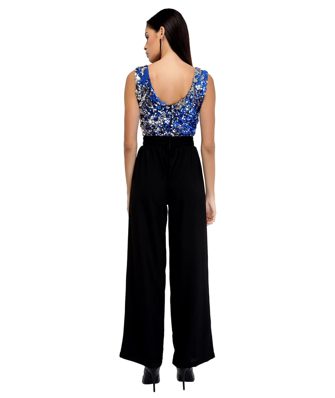 Two-Toned Shimmer Jumpsuit