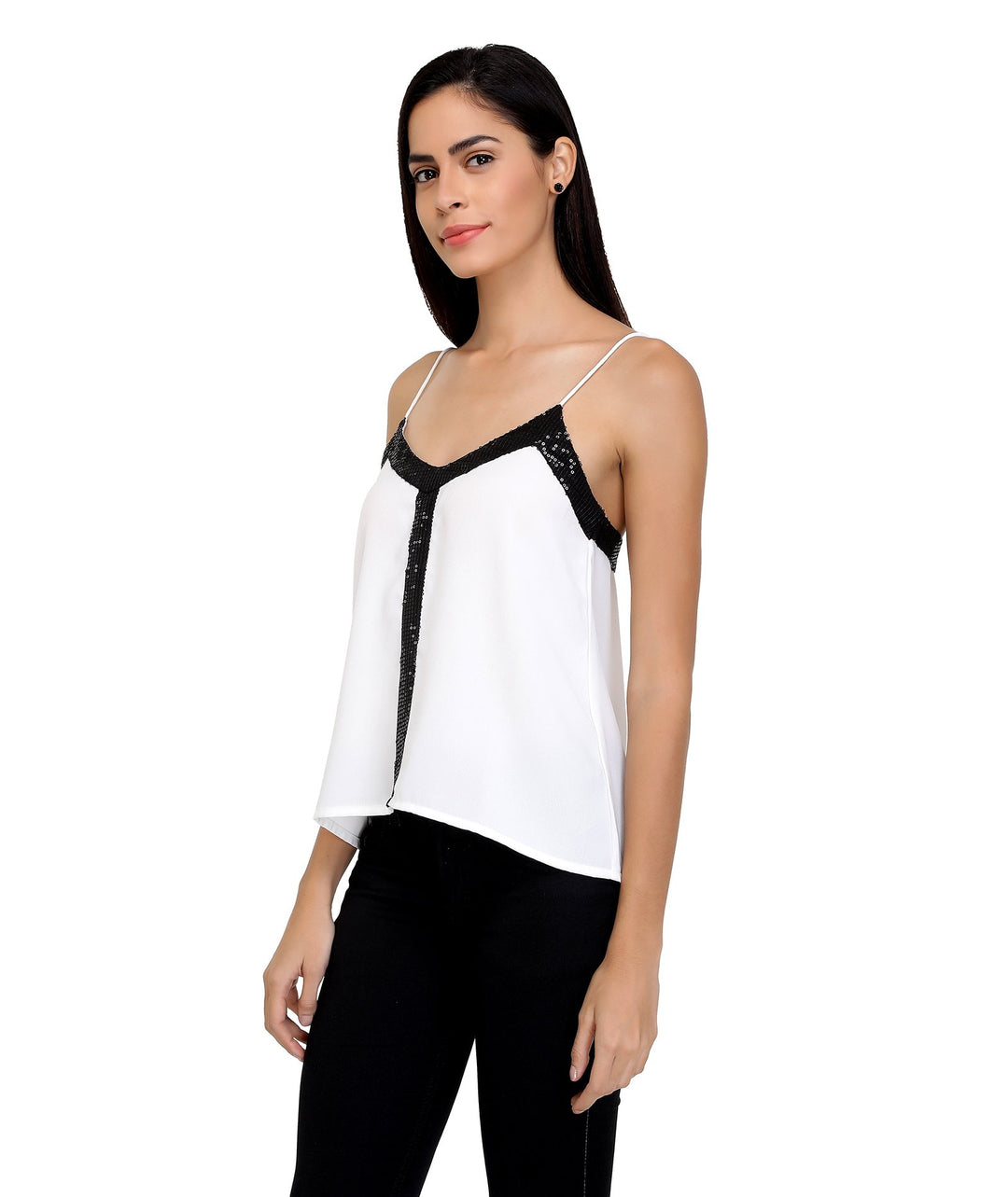 Contrasting Shimmer Camisole