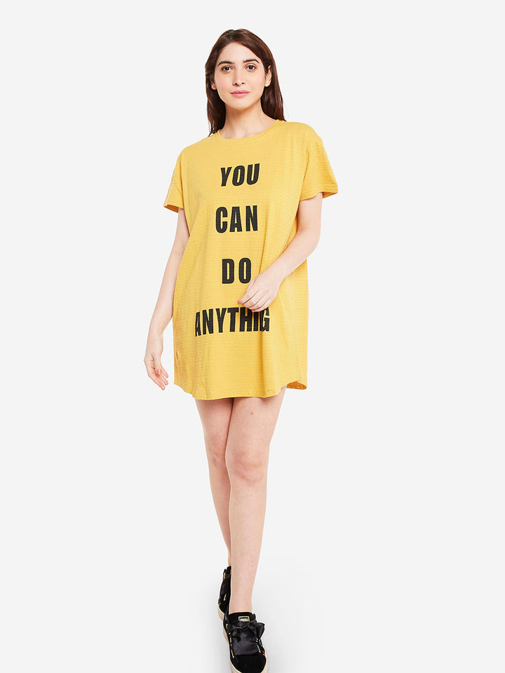 You Can Do Anything T-Dress