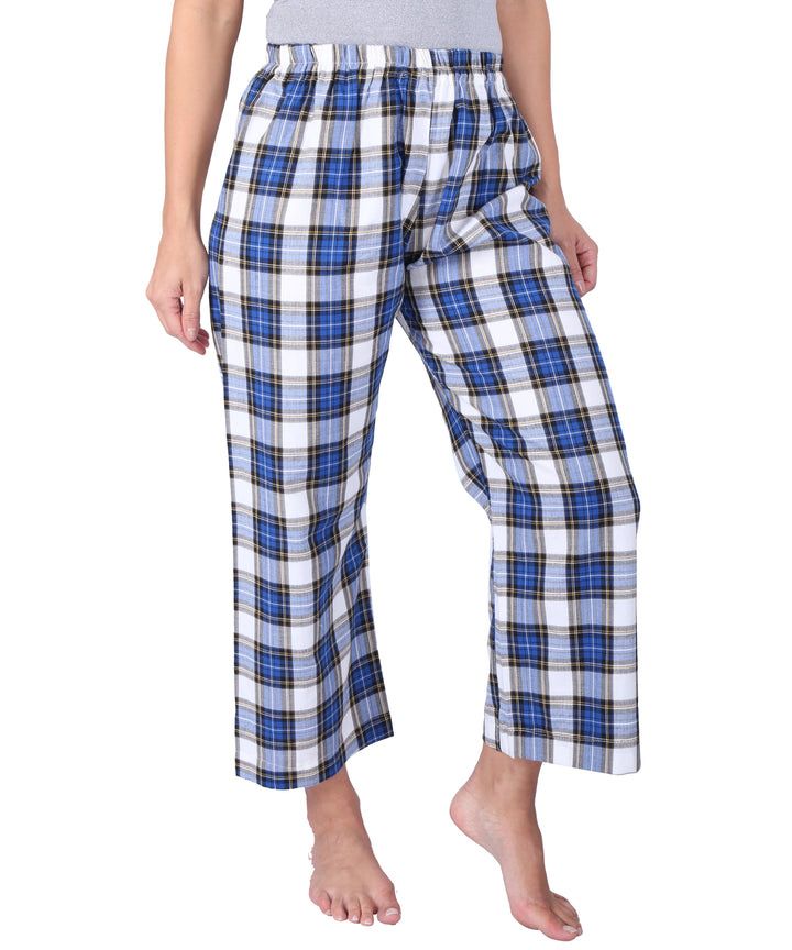 Blue & White Checks Pyjama