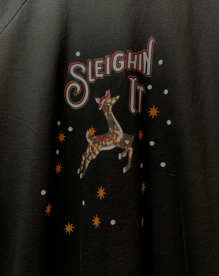 "Sleighin It" Christmas Sweatshirt