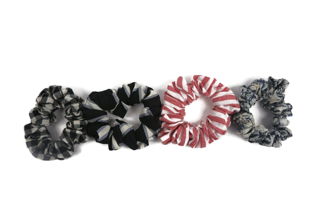 Cotton Scrunchies Set <br/> Pack of 4