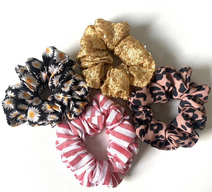 Mix Scrunchies Set of 4