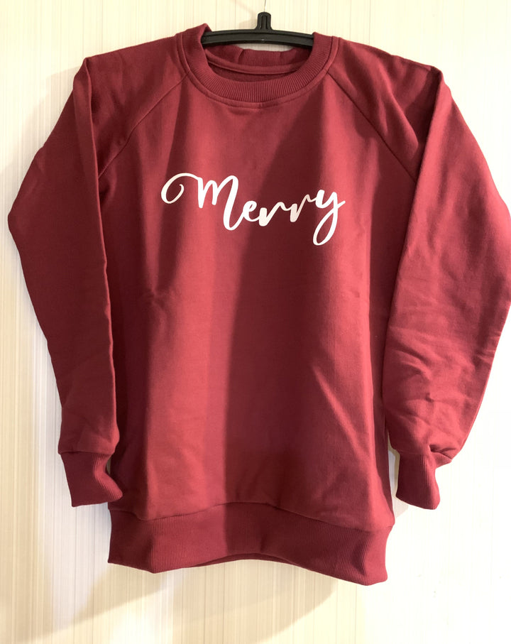 Merry Christmas Couple Unisex Sweatshirts Set