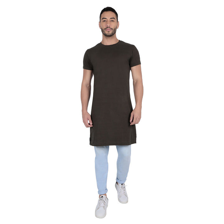 Olive Long T Shirt
