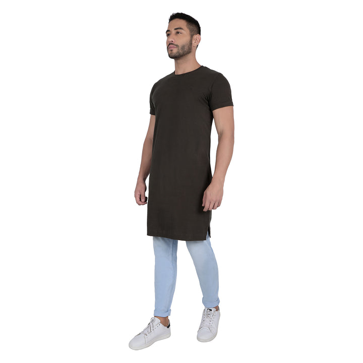 Olive Long T Shirt