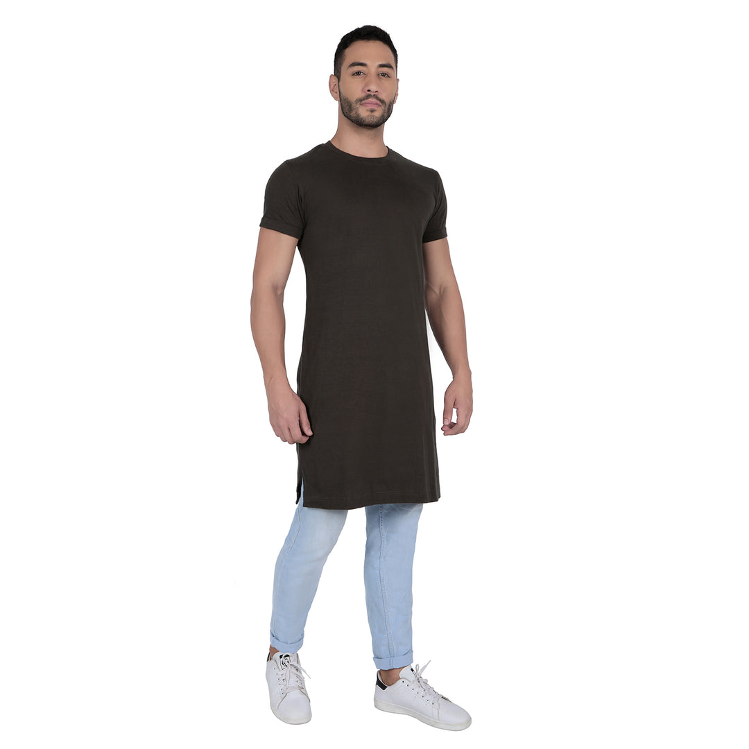 Olive Long T Shirt