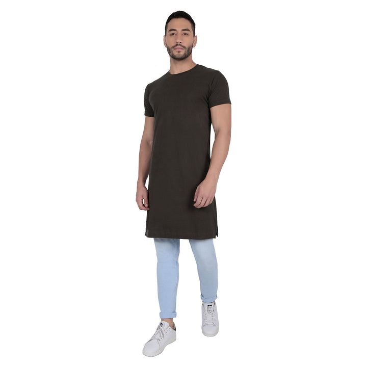 Olive Long T Shirt