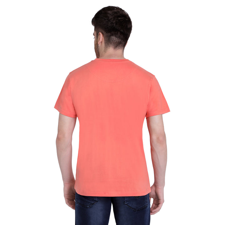 Coral Round Neck Tee