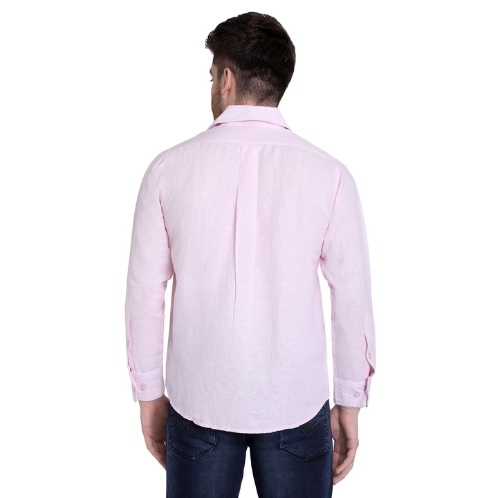 Baby Pink Linen Shirt