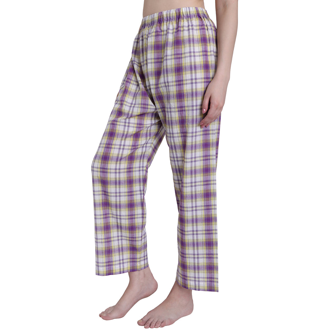 Pretty Purple Checks Pyjamas