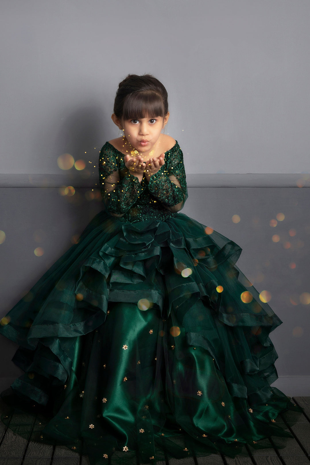The Emerald Superflous Gown