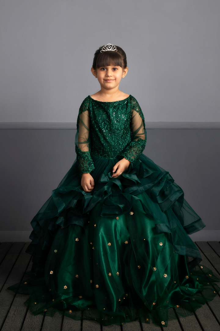 The Emerald Superflous Gown