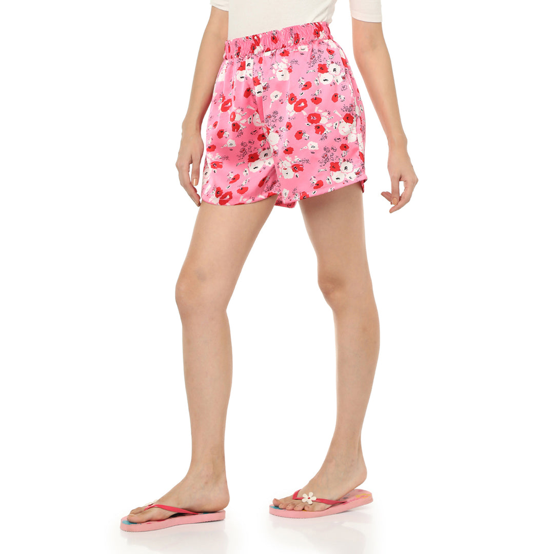 Pretty Pink Satin Shorts